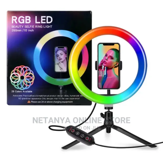 RGB 10inch Ring Light.