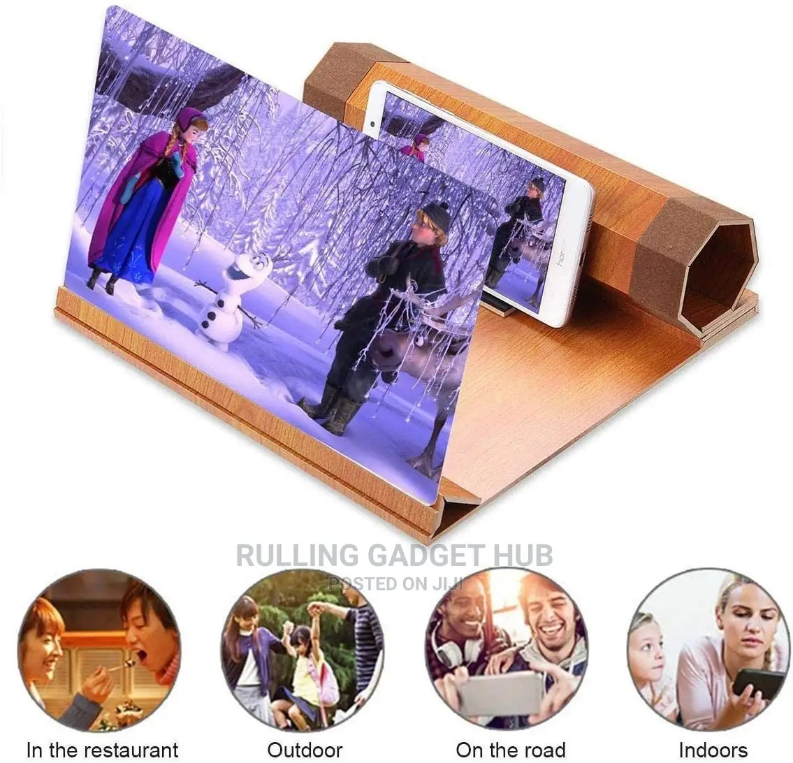 12’’ Screen Magnifier for Smartphone – Brown