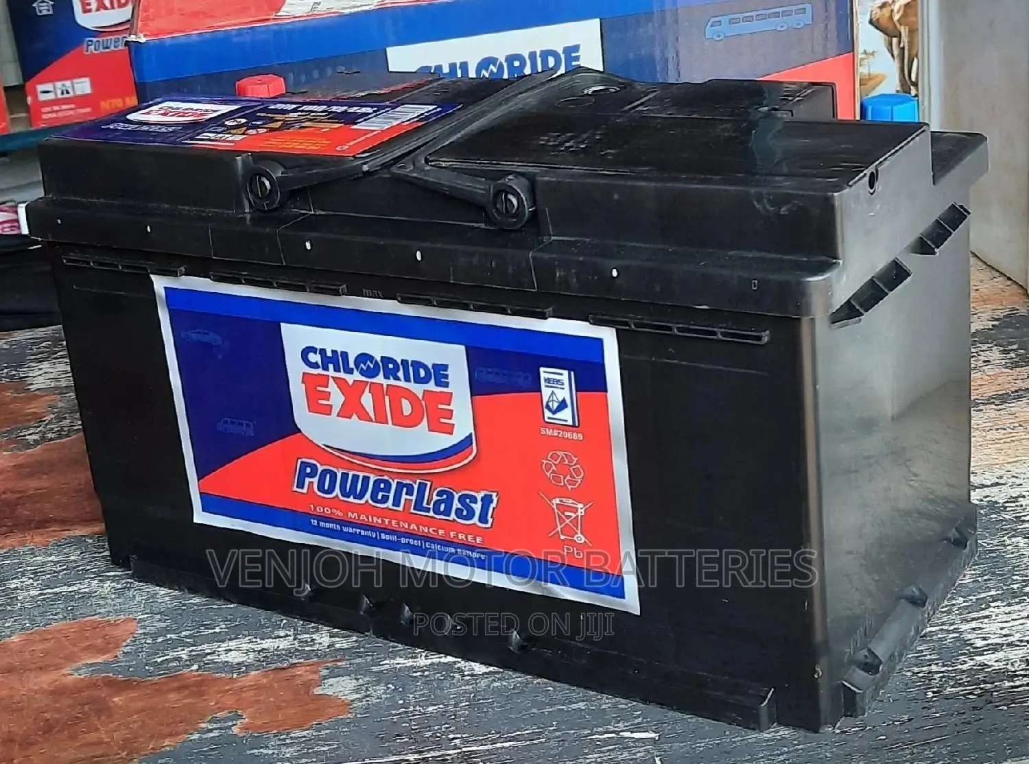 Din100 Powerlast Maintenence Free Car Battery