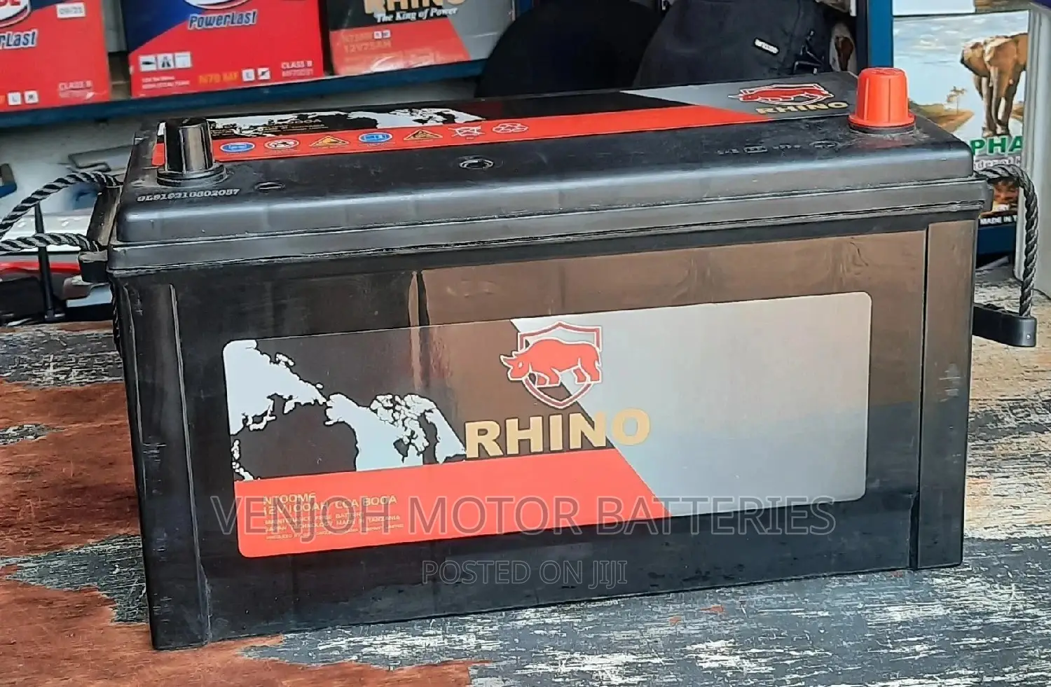 N100 Maintenence Free Rhino Car Battery