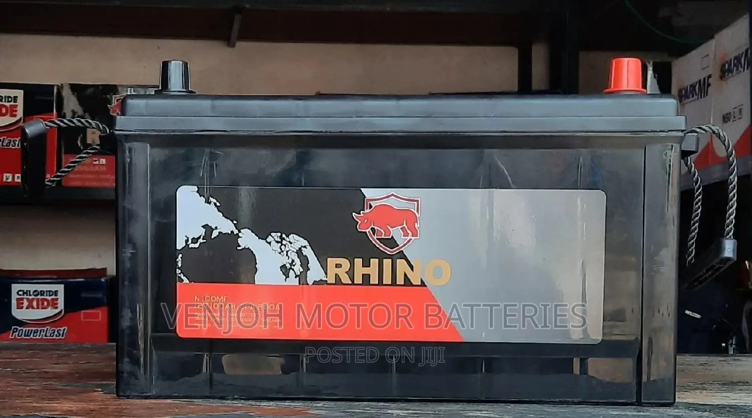N100 Maintenence Free Rhino Car Battery