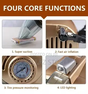 4 In1 Car Vacuum Cleaner