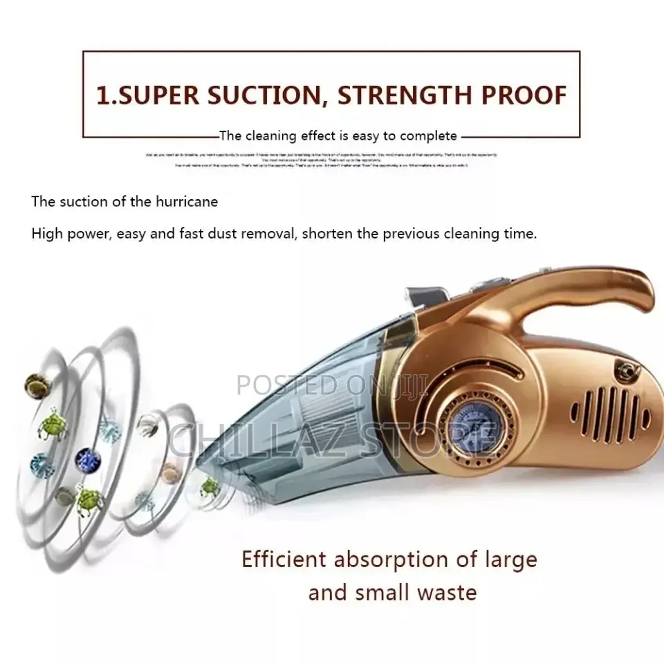 4 In1 Car Vacuum Cleaner
