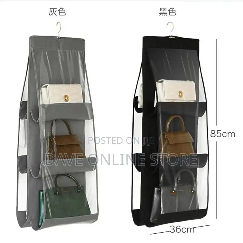 6 Piece Hanging Storage Organizer Bag