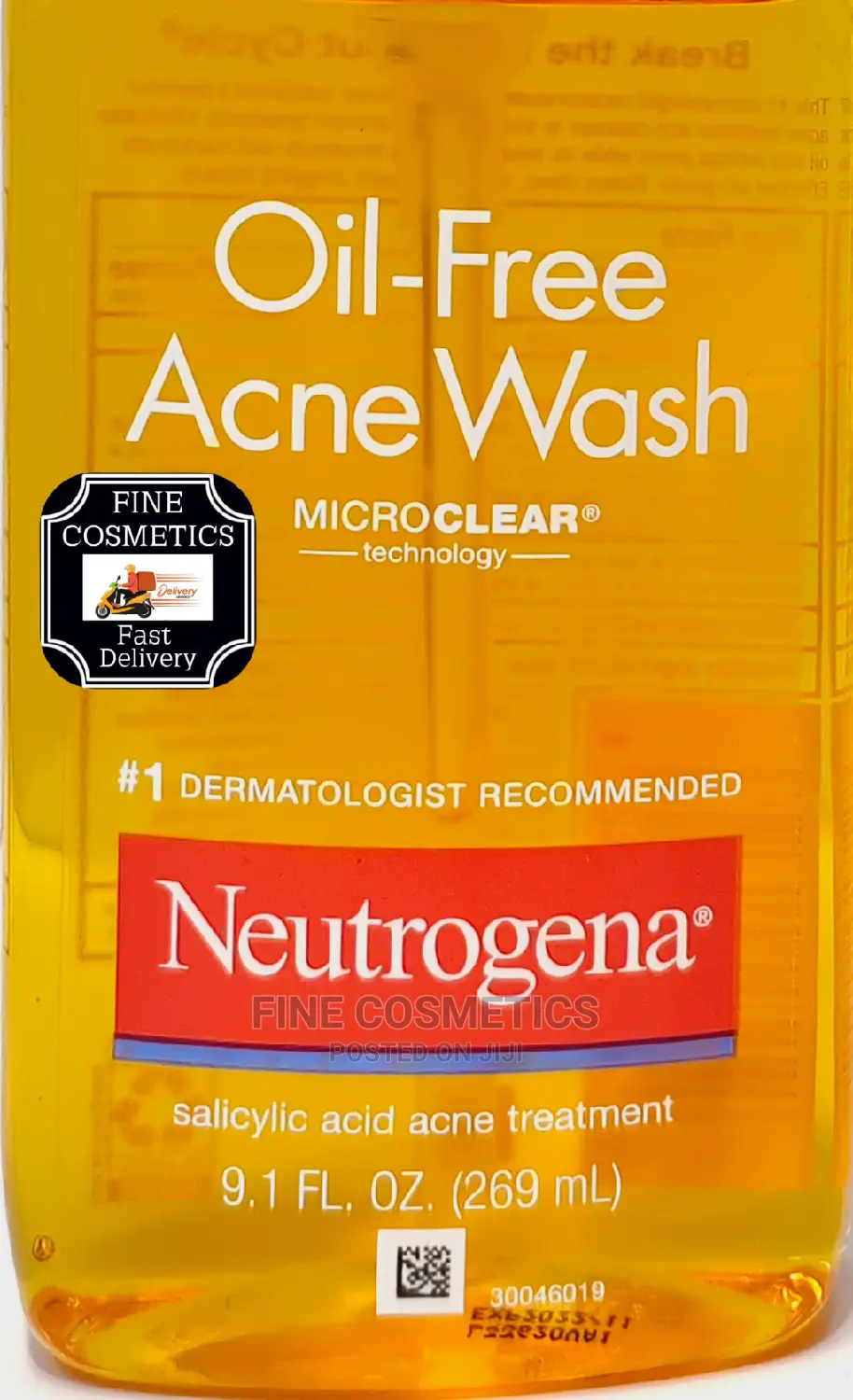 Neutrogena Oil Free Acne Facial Wash for Acne Prone Skin