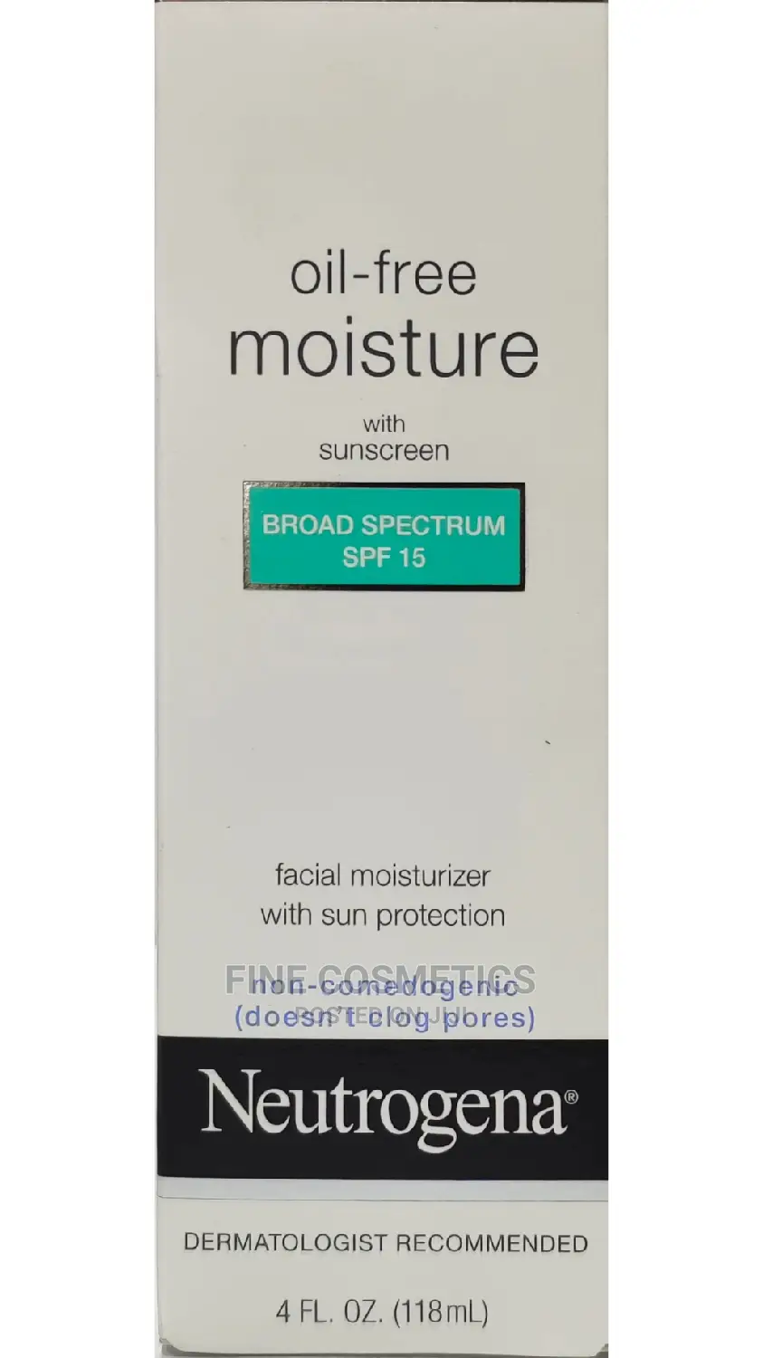 Neutrogena Oil Free Moisture Broad Spectrum SPF 15 Sun Block
