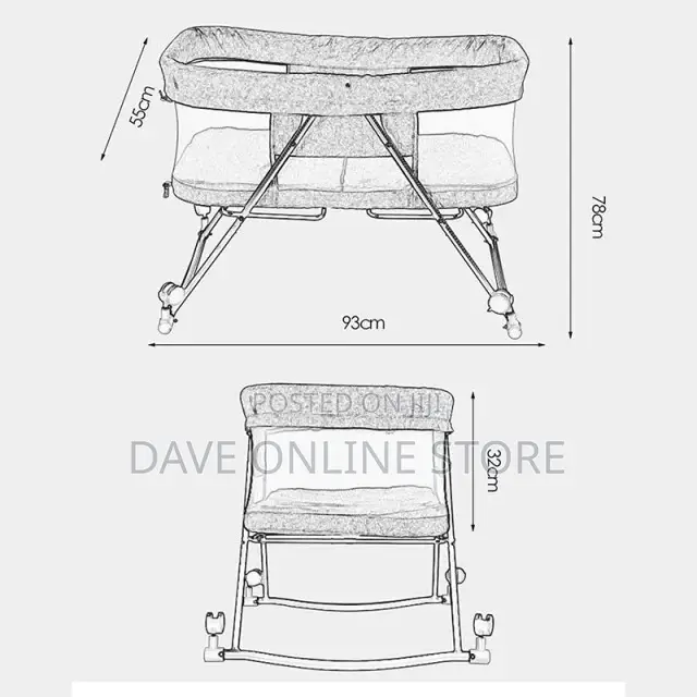 Baby Cot Crib Bed