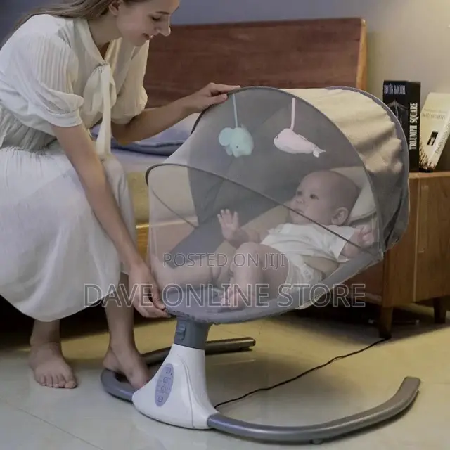Electric Rocking Baby Swing Rocker Cradle Crib Bed Chair