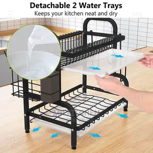 High Quality [2layers] Dish Rack