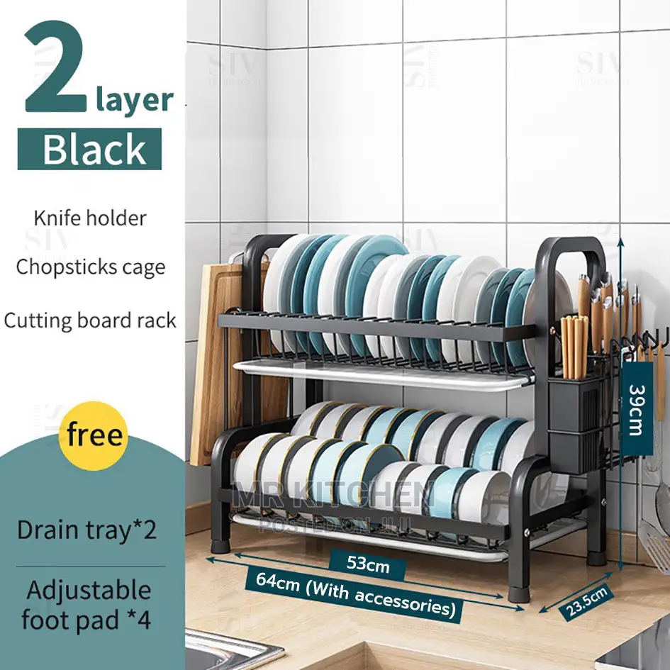 High Quality [2layers] Dish Rack