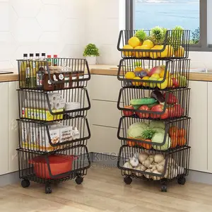 4 Layers Kitchen Trolley