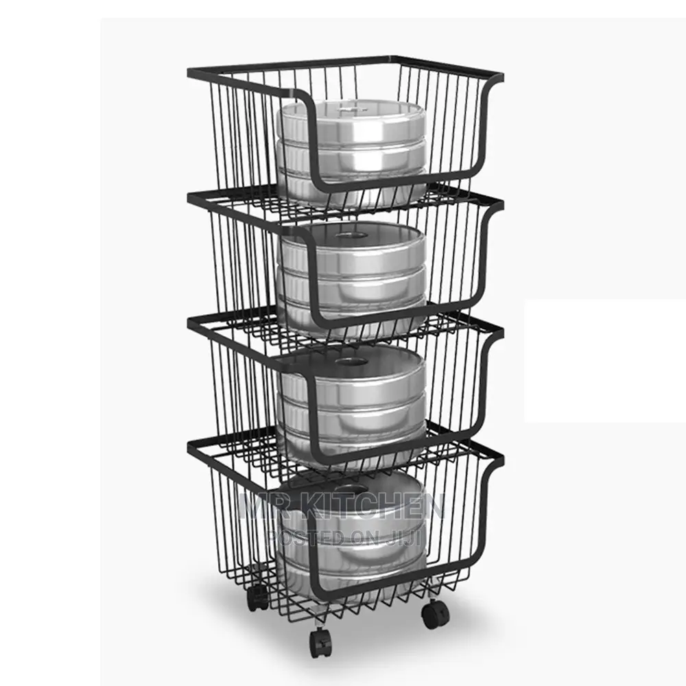 4 Layers Kitchen Trolley