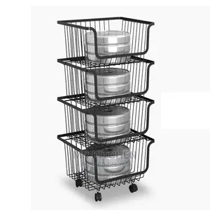 4 Layers Kitchen Trolley