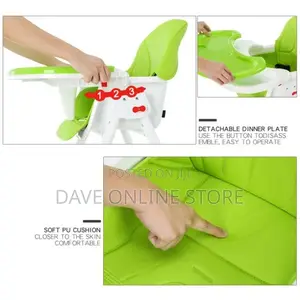 Folding Portable Baby Adjustable Dining Table Chair