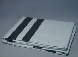 Tarpaulins White Black Stripe (4x6 Metres)