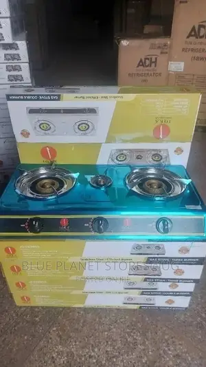 IQRA (3 Burners) Tripple Gas Stoves [Stainless Steel Body]