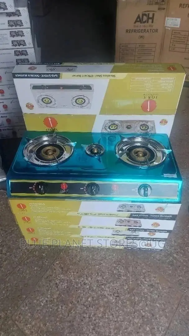 IQRA (3 Burners) Tripple Gas Stoves [Stainless Steel Body]