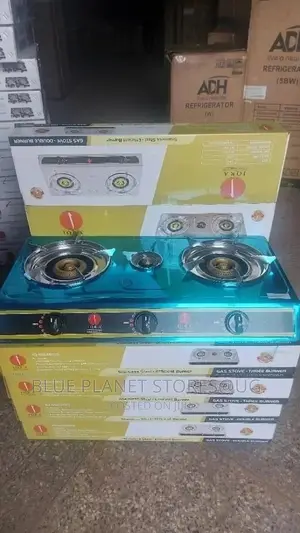 IQRA (3 Burners) Tripple Gas Stoves [Stainless Steel Body]