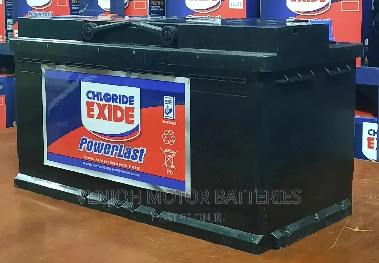 Din100 -100 Ah Chloride Exide Car Battery