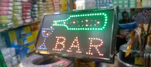 Sign Post, Bar, Hotel, Restaurant,And Toilet