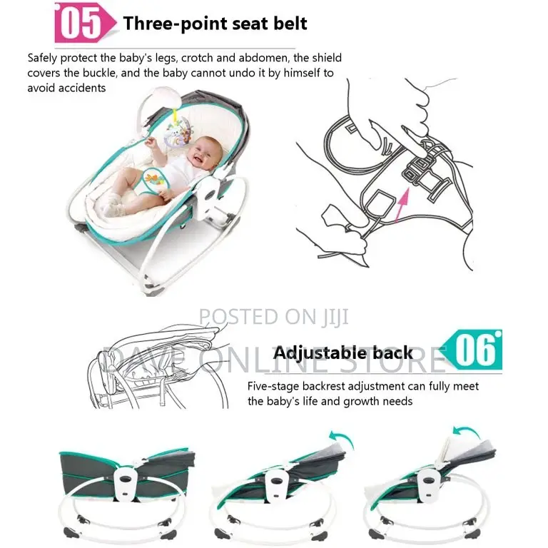 5 in 1 Rocker Bassinet
