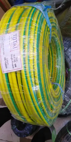 16mm Yellow Green Cable