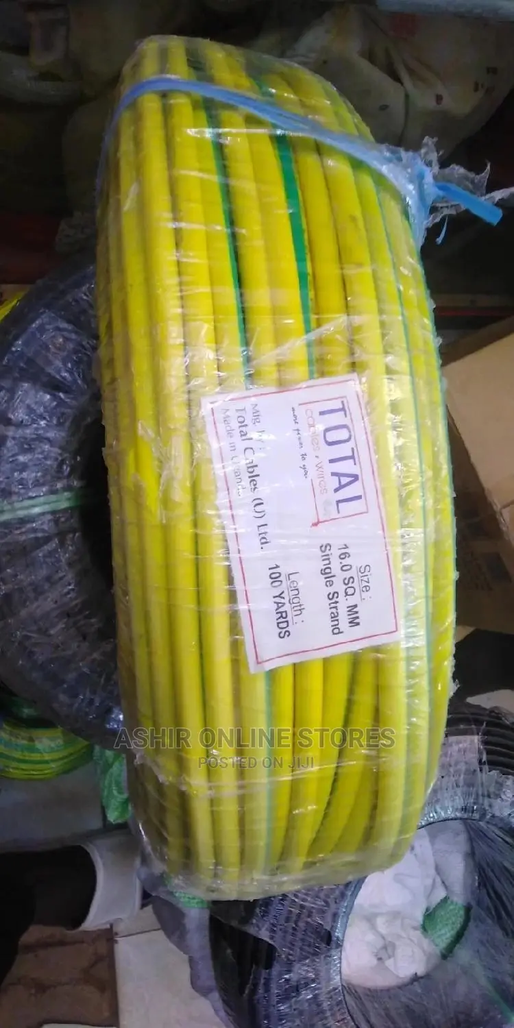 16mm Yellow Green Cable