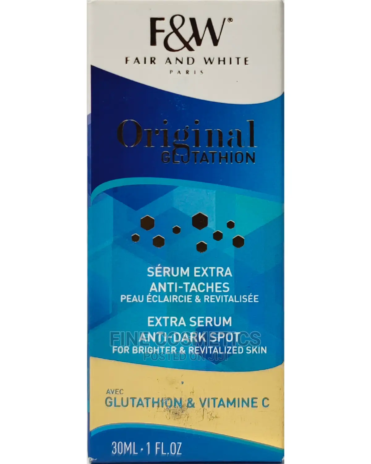 ORIGINAL Fair and White Glutathione Serum, 30 Ml