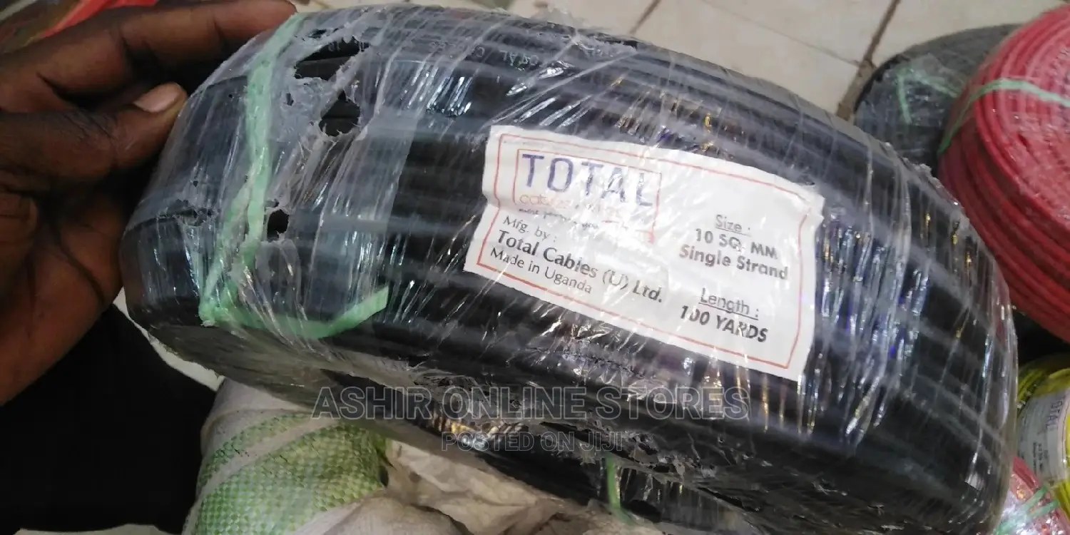 10mm Black Single Core Cable