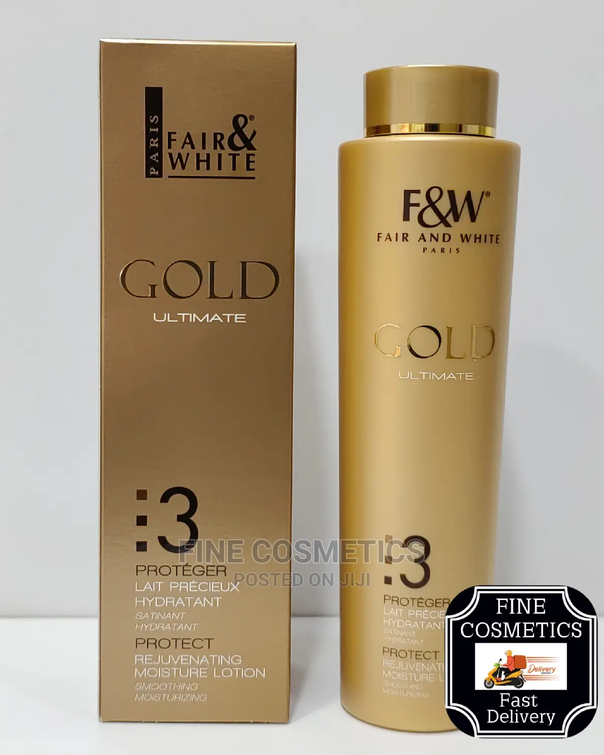Fair And White Gold 3: Rejuvenating Moisture Lotion, 500ml