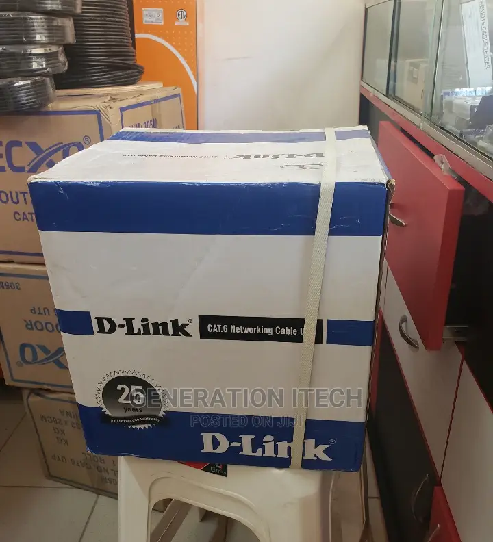 Dlink Cat 6 23 AWG UTP Cable 305metres