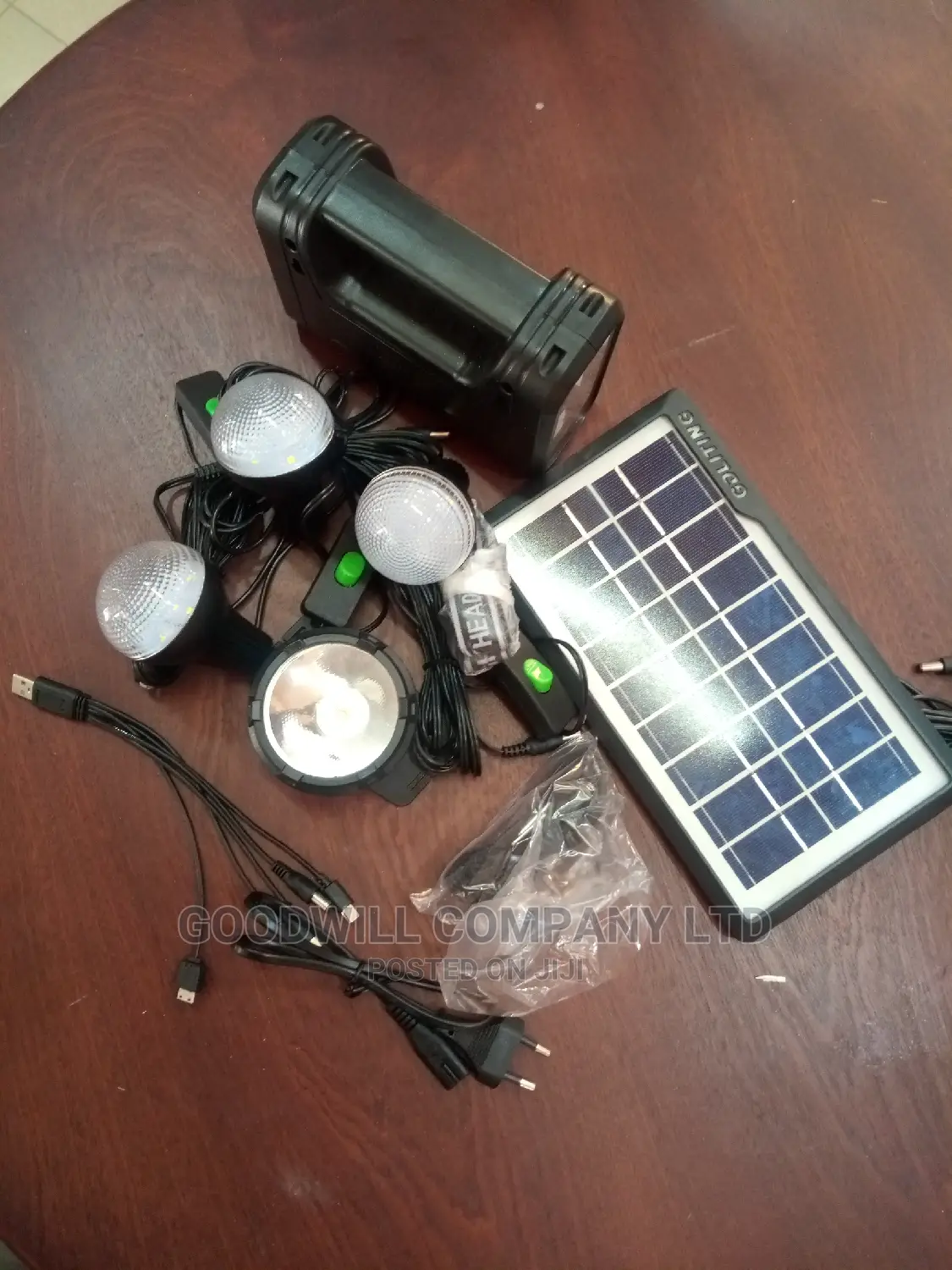 Mini Solar Kits With 4 Bulbs