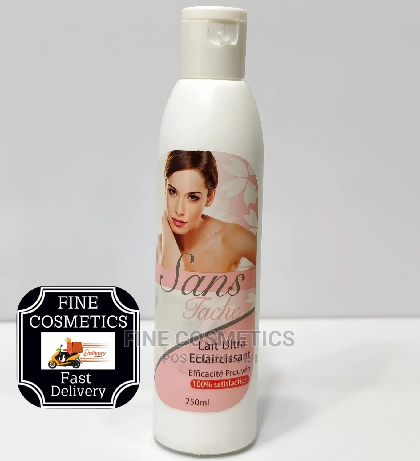 Sans Tache Uniform Skin Lightening Cream Lotion Hq Free 250G