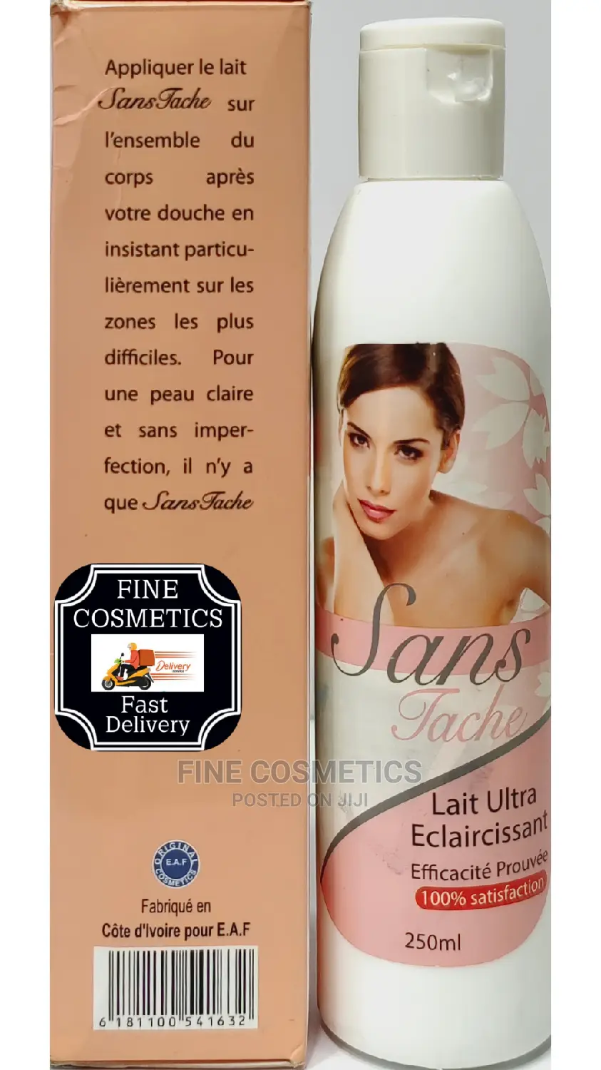 Sans Tache Uniform Skin Lightening Cream Lotion Hq Free 250G
