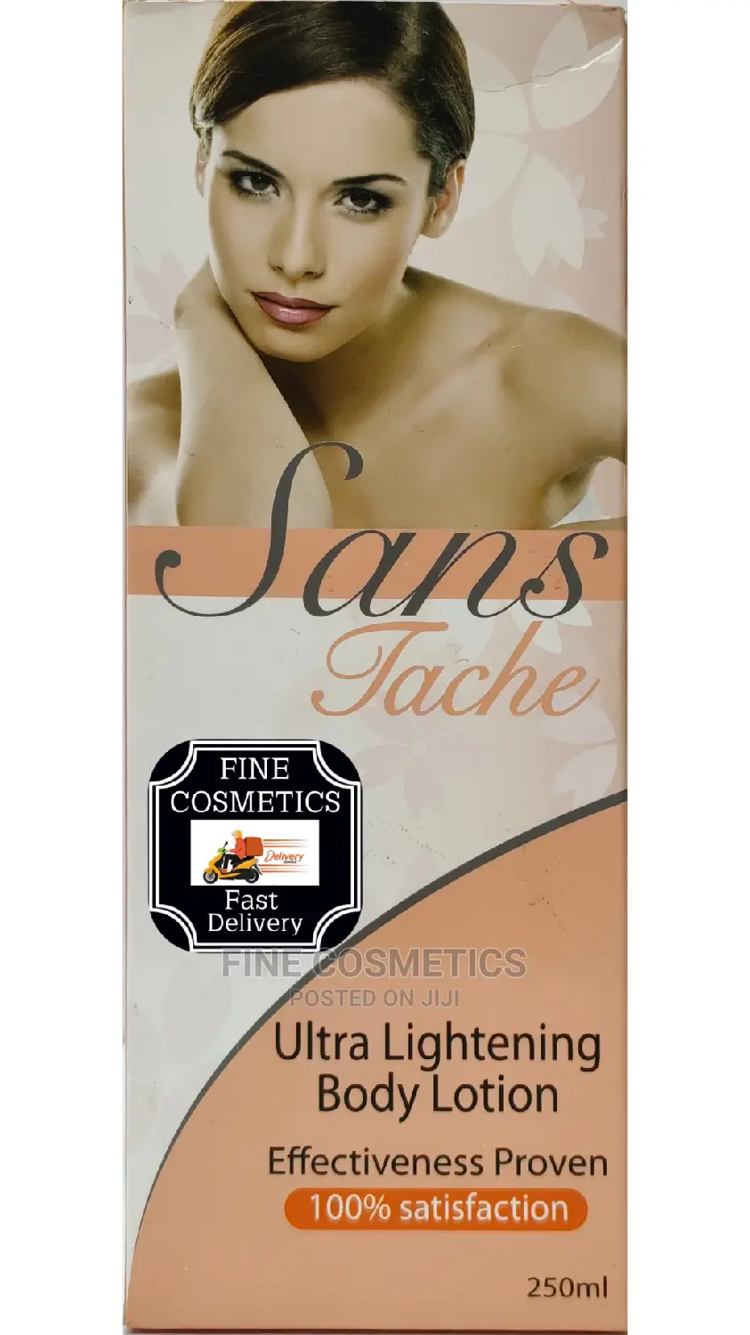 Sans Tache Uniform Skin Lightening Cream Lotion Hq Free 250G