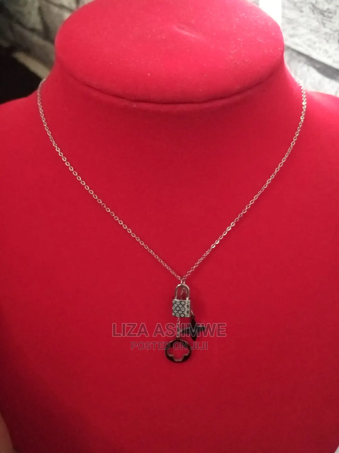 Simple Silver Lady Necklaces Available