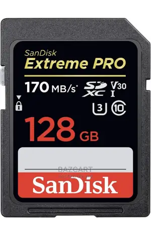 Sandisk Extreme Pro SDXC 4K USH-1 Card 128GB