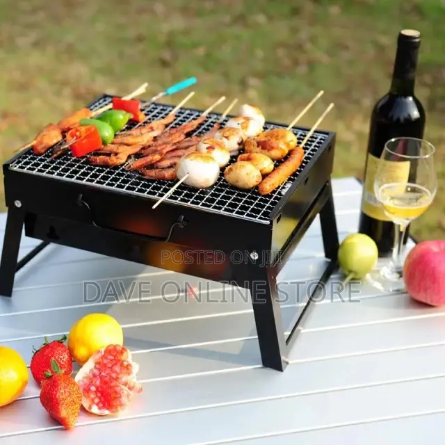 Charcoal Folding Barbecue Outdoor Portable Steel Grill