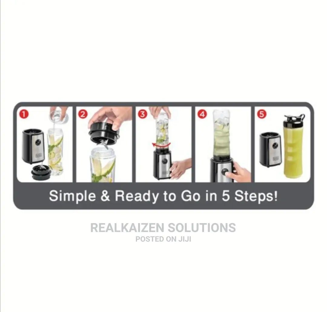 BLACK+DECKER 6pc Personal Compact Sports Smoothie Blender