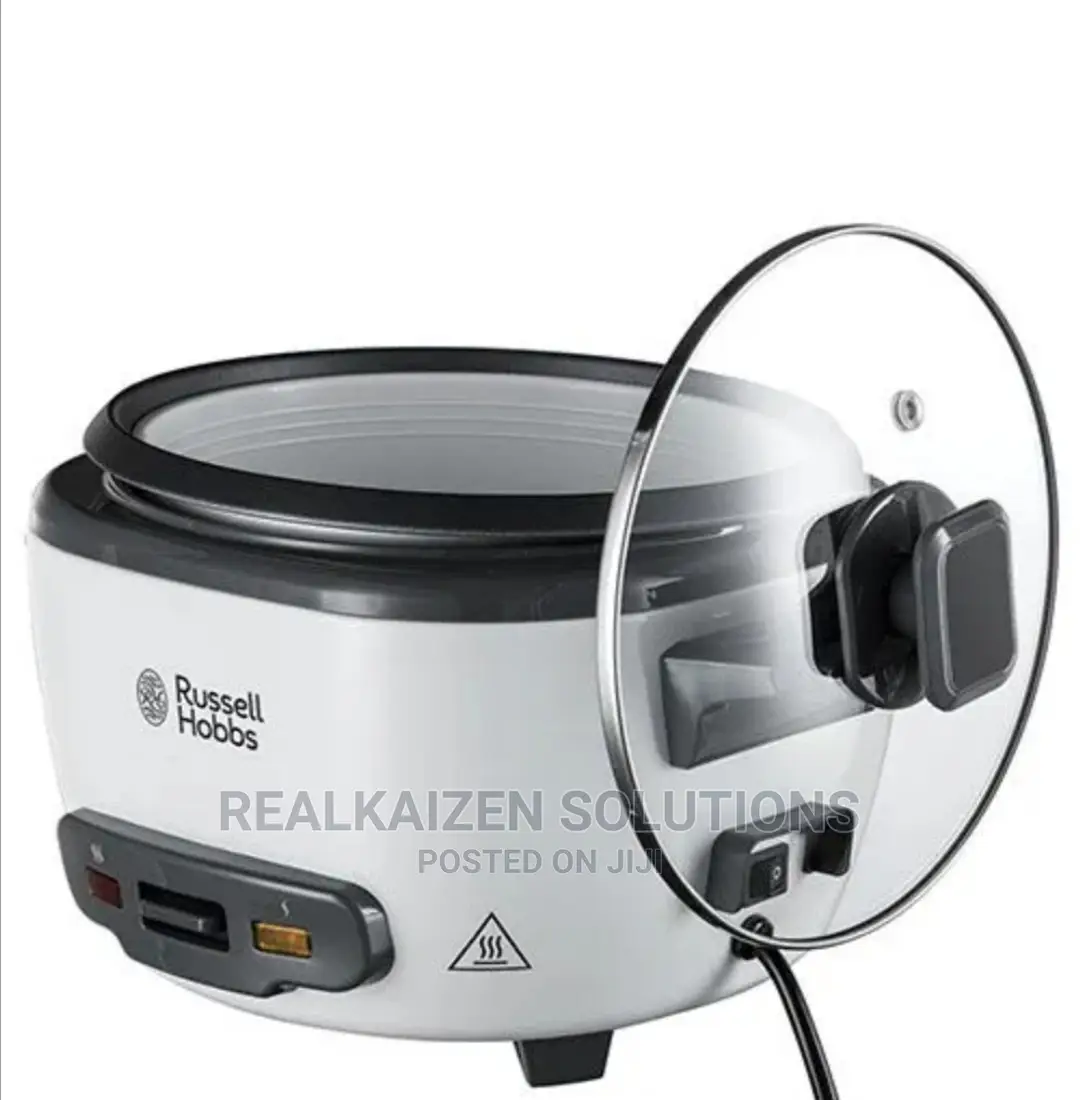RUSSELL HOBBS Large Rice Cooker With Steamer Cup Spoon