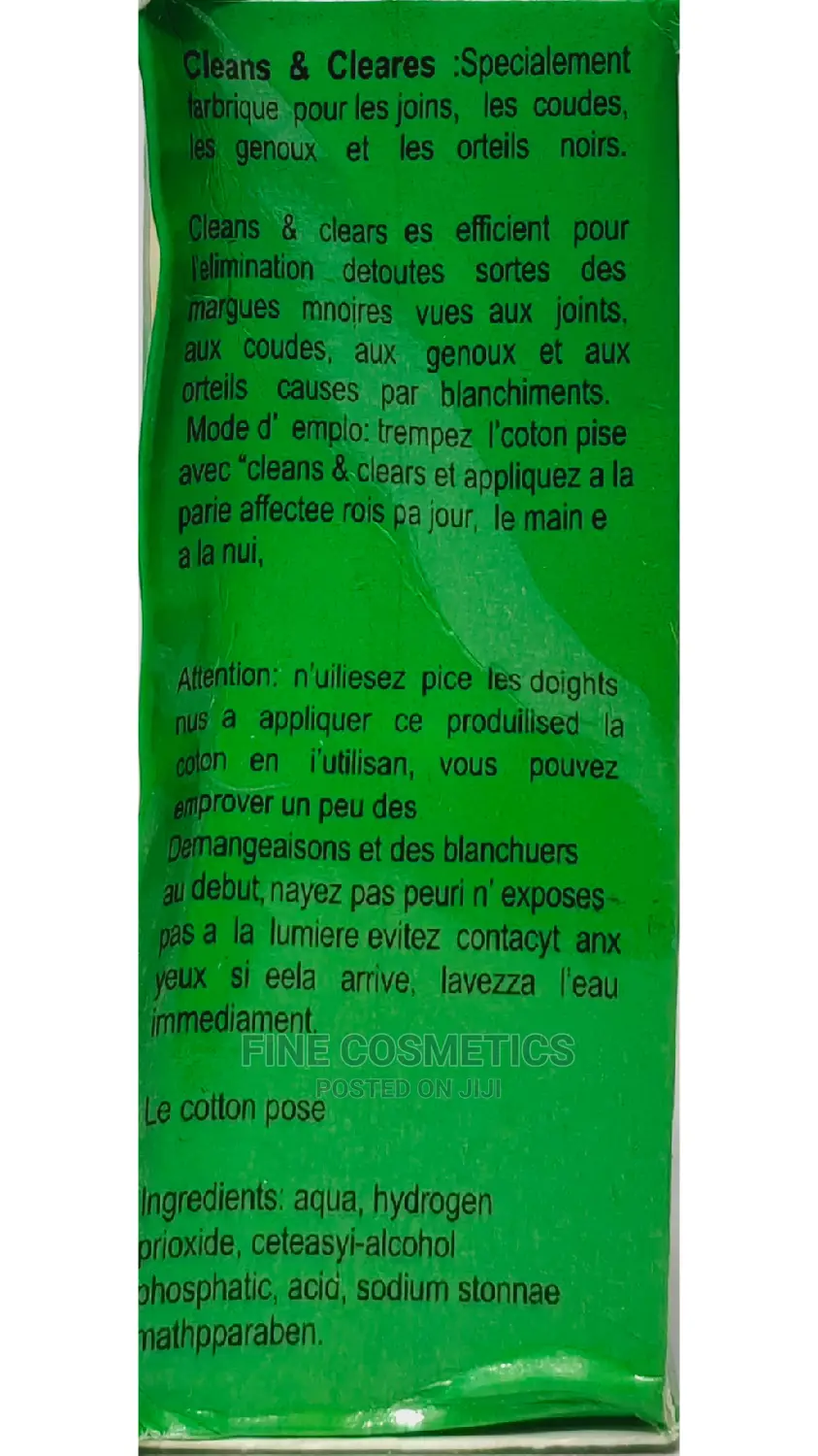 Knuckles Clean and Clear Serum Effective for Black Knuckles