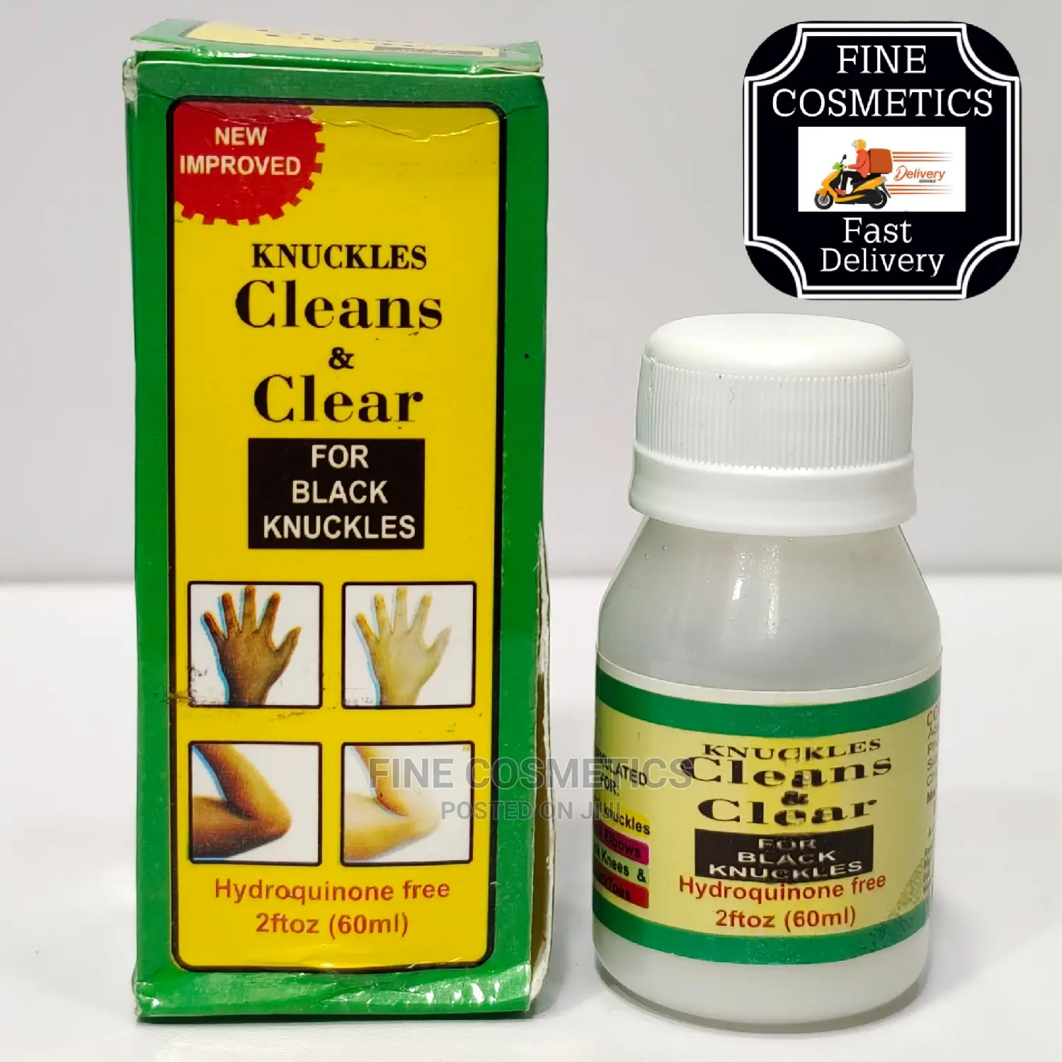 Knuckles Clean and Clear Serum Effective for Black Knuckles