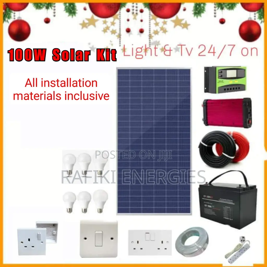 100W Solar Full Kit