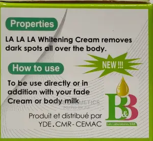 LALALA Fast Action Premium Natural Whitening Face Cream