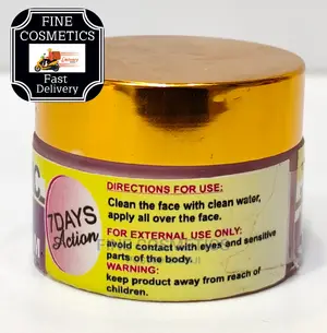 Pure Organic Sunburn Eraser Lightening Cream.