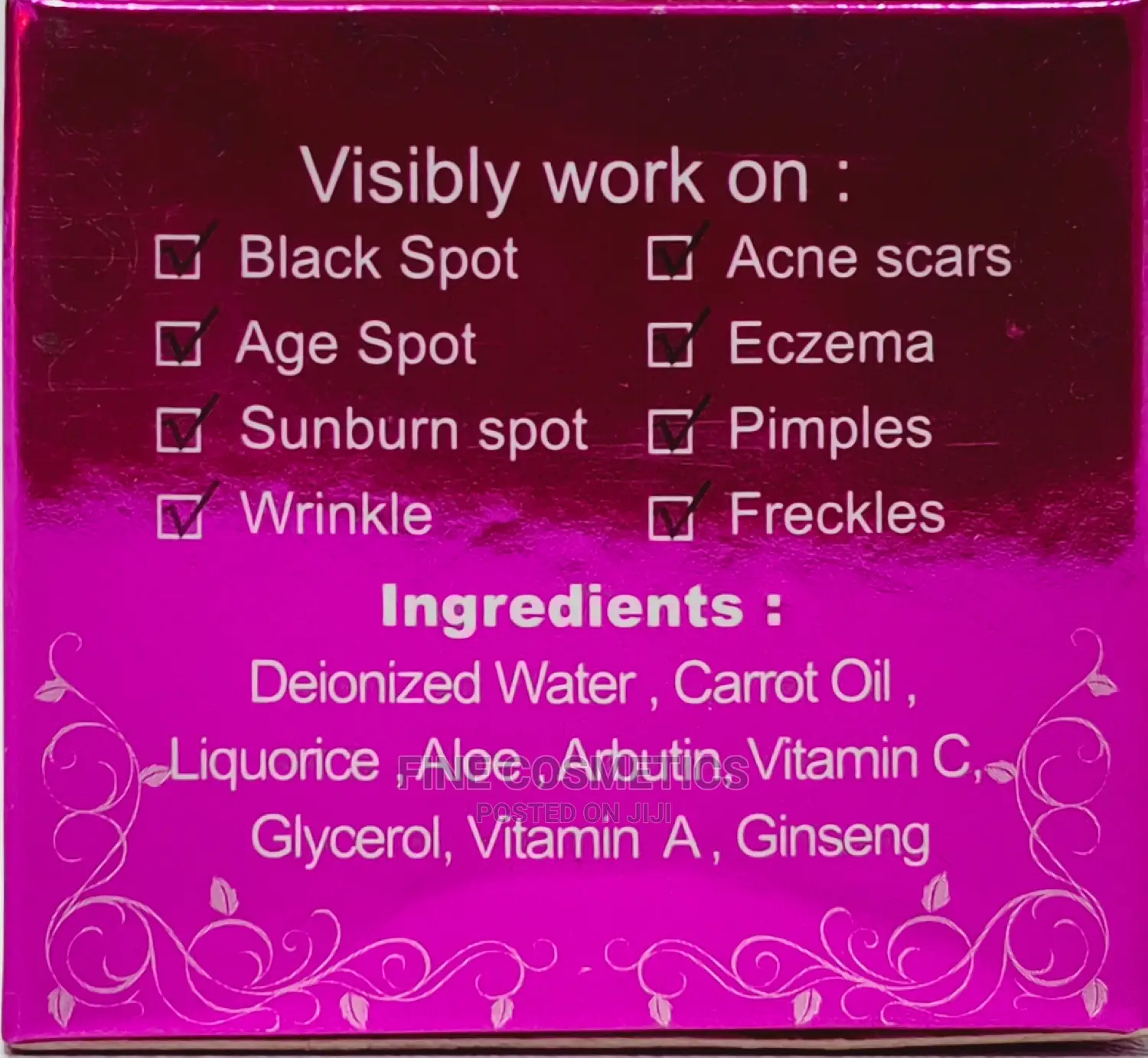 Veet Gold Facial Whitening Spot Removing Carrot Cream