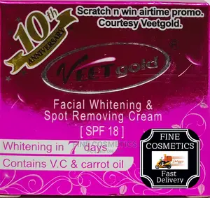 Veet Gold Facial Whitening Spot Removing Carrot Cream