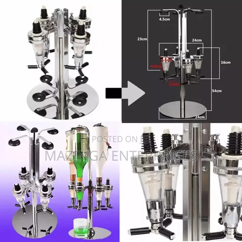 4bottle Bar Butler(Liquor Dispenser)