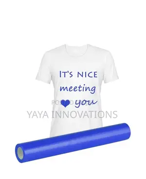 Vinyl Stickers for T-Shirts Blue Color