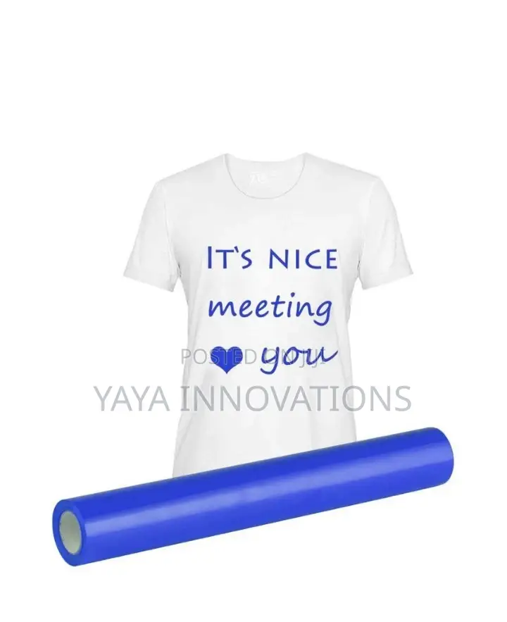 Vinyl Stickers for T-Shirts Blue Color